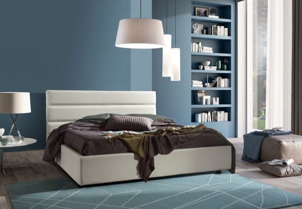 letto contenitore moderno