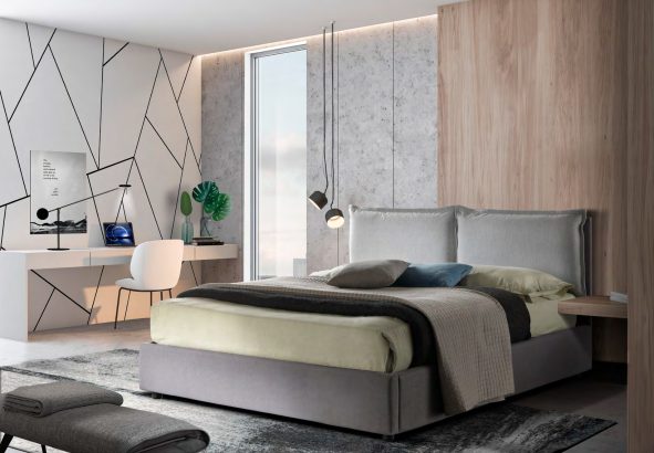 letto contenitore moderno