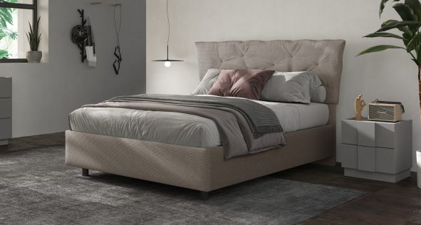 letto matrimoniale contenitore