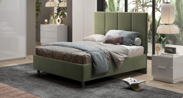 letto matrimoniale contenitore